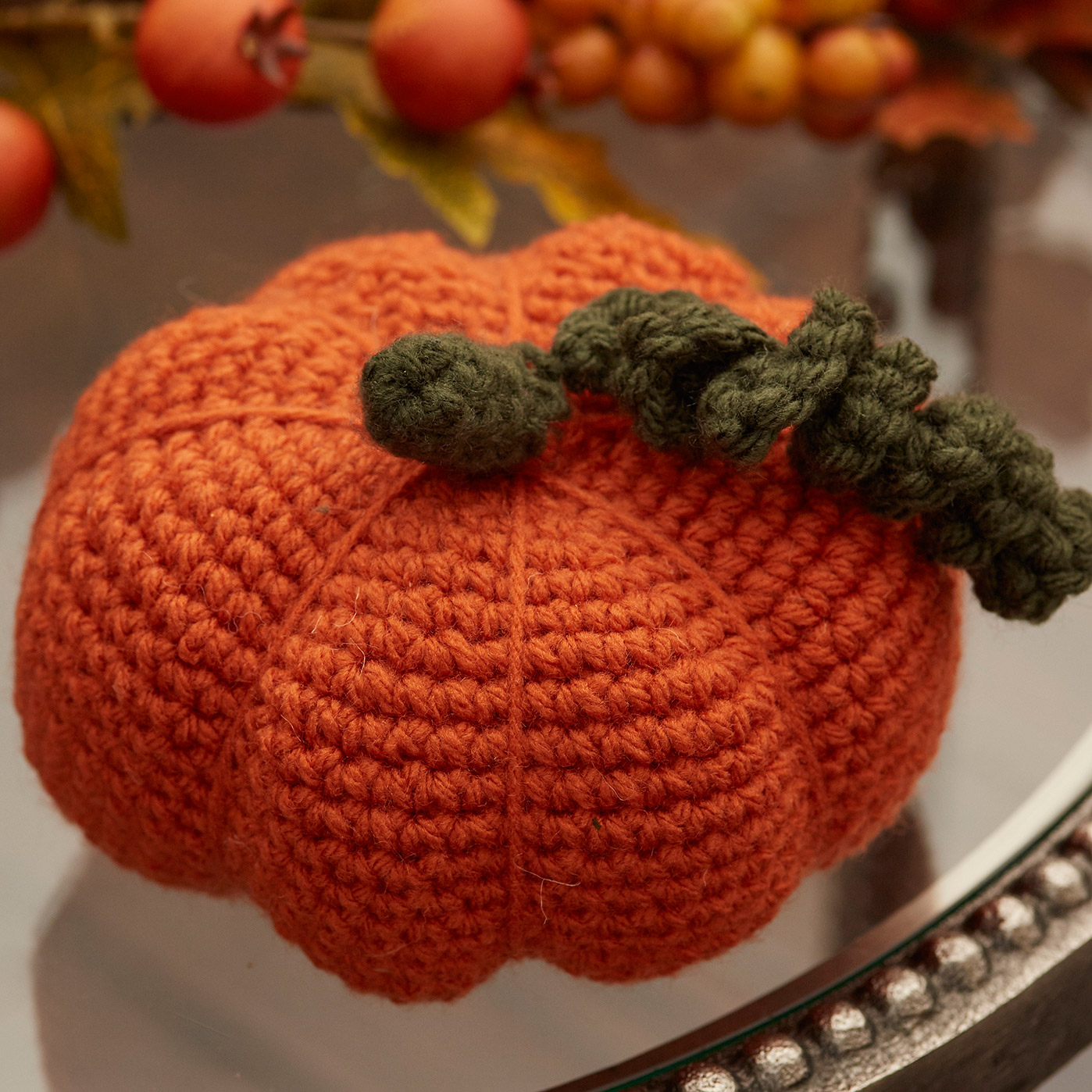 Crochet Pumpkin, medium